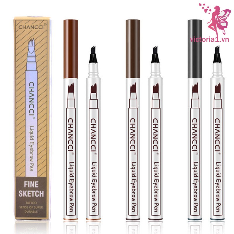 Microblading Tattoo Eyebrow Pencil Long Lasting Waterproof Fork Tip Makeup Ink Sketch Eye Brow Pen