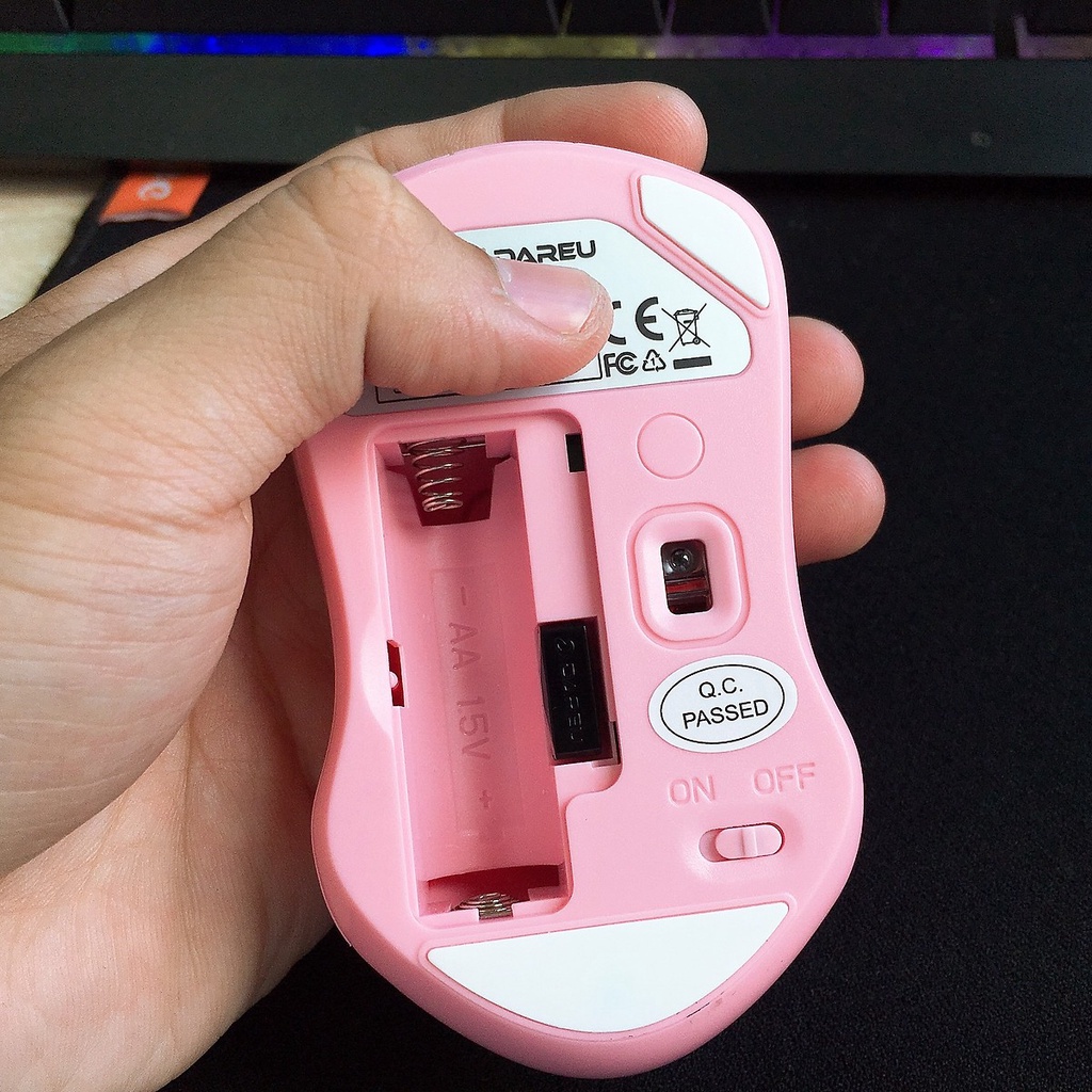 Chuột máy tính không dây Dareu LM115G - Hàng chính hãng Mai Hoàng phân phối, bảo hành 2 năm
