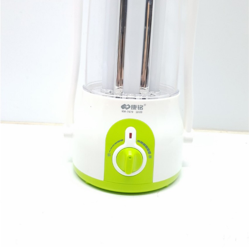 [ Siêu rẻ ] Đèn tích điện kiêm sạc pin dự phòng KM-7679