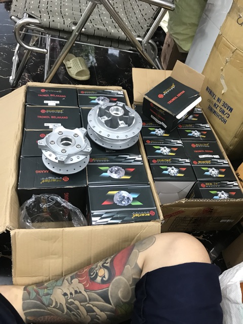 Đùm lên bánh căm cho exciter150cc