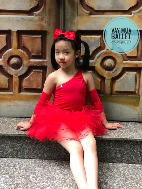 Váy múa ballet xếp tầng tay rời (có sỉ từ 5c)