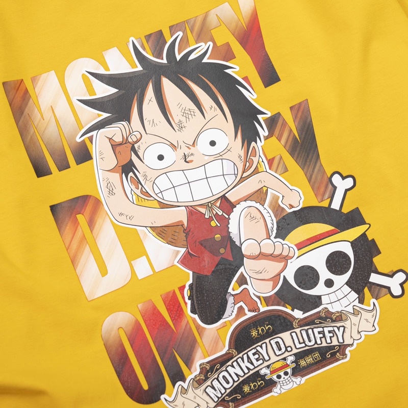 [ANI TEE] Áo Thun Luffy Chibi RUN Cotton 100% Cao Cấp | BigBuy360 - bigbuy360.vn