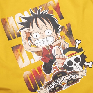 [ANI TEE] Áo Thun Luffy Chibi RUN Cotton 100% Cao Cấp