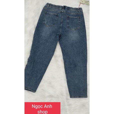 Quần jean dài bigsize cho nữ dưới 130kg