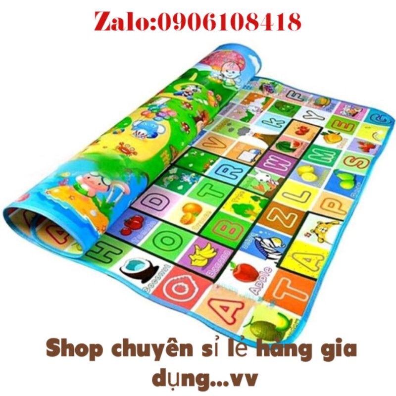 Thảm xốp 2 mặt mabosi chải sàn nhiều kích cỡ