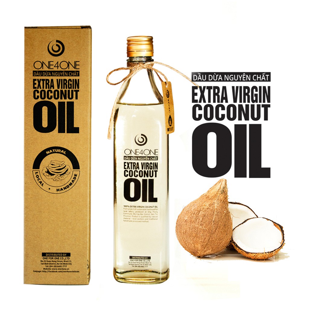 Dầu Dừa Nguyên Chất 100% One4One - Extra Virgin Coconut Oil