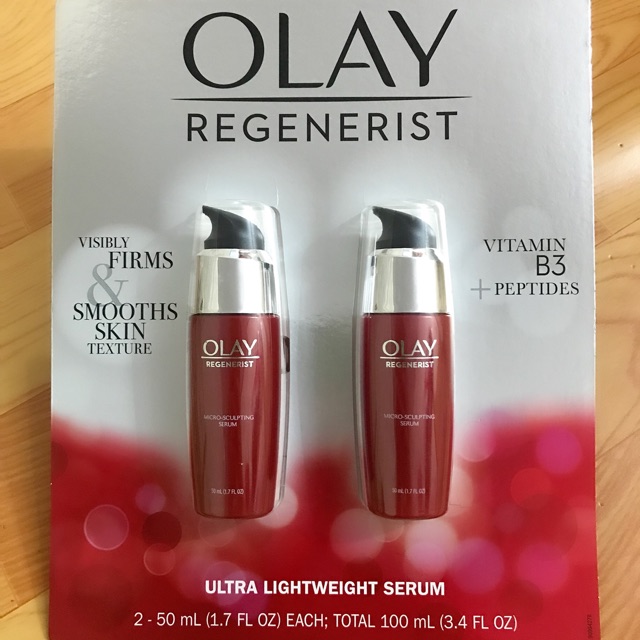 🌸🌸🌸 SERUM OLAY REGENERIST MICRO SCULPTING DƯỠNG ẨM CHỐNG LÃO HOÁ  💰Giá: 570k : 1 chai