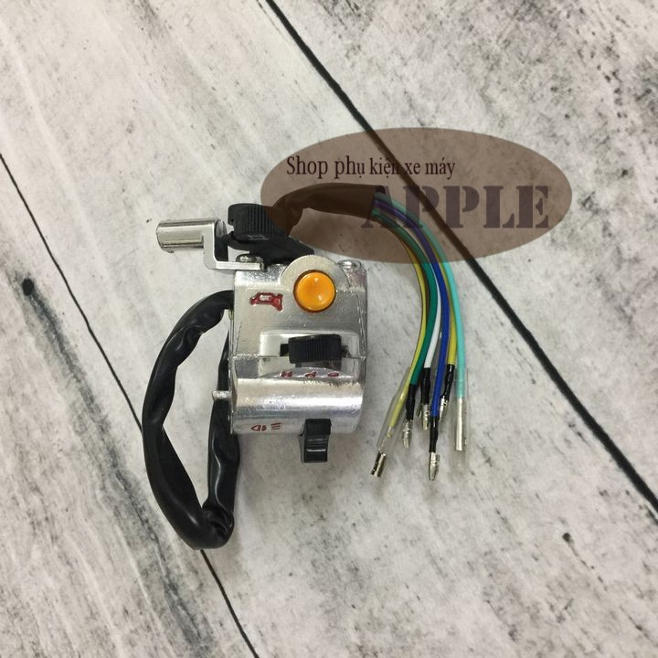 Cụm công tắc tay lái xe CUB 81 BÊN TRÁI - Cùm công tắc bên trái tay lái xe Cub 81 - A2004