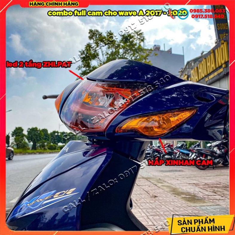 ✅ Combo Chóa 2 Tầng Zhipat Kèm Nắp Xinhan Full Cam Wave A 2017 - 2020 ✅ Ảnh thật Sp