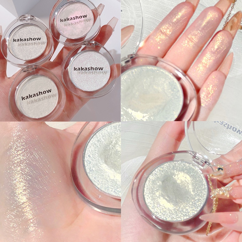 Bảng Phấn Mắt KAKASHOW 4 Màu Ánh Nhũ Lấp Lánh