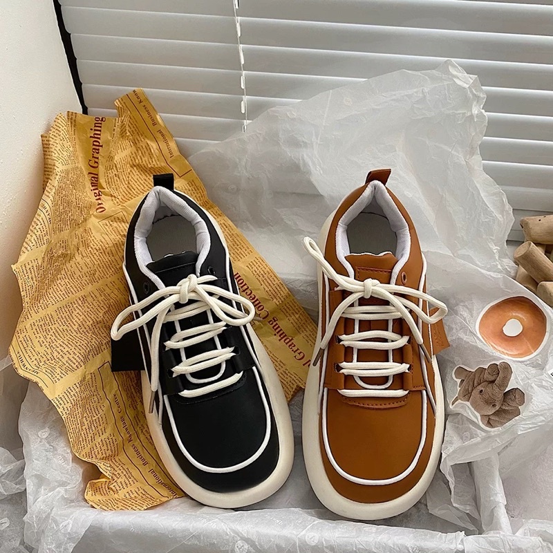 GIÀY SNEAKER B223 ĐẾ BANH MÌ CAO 4.5CMS