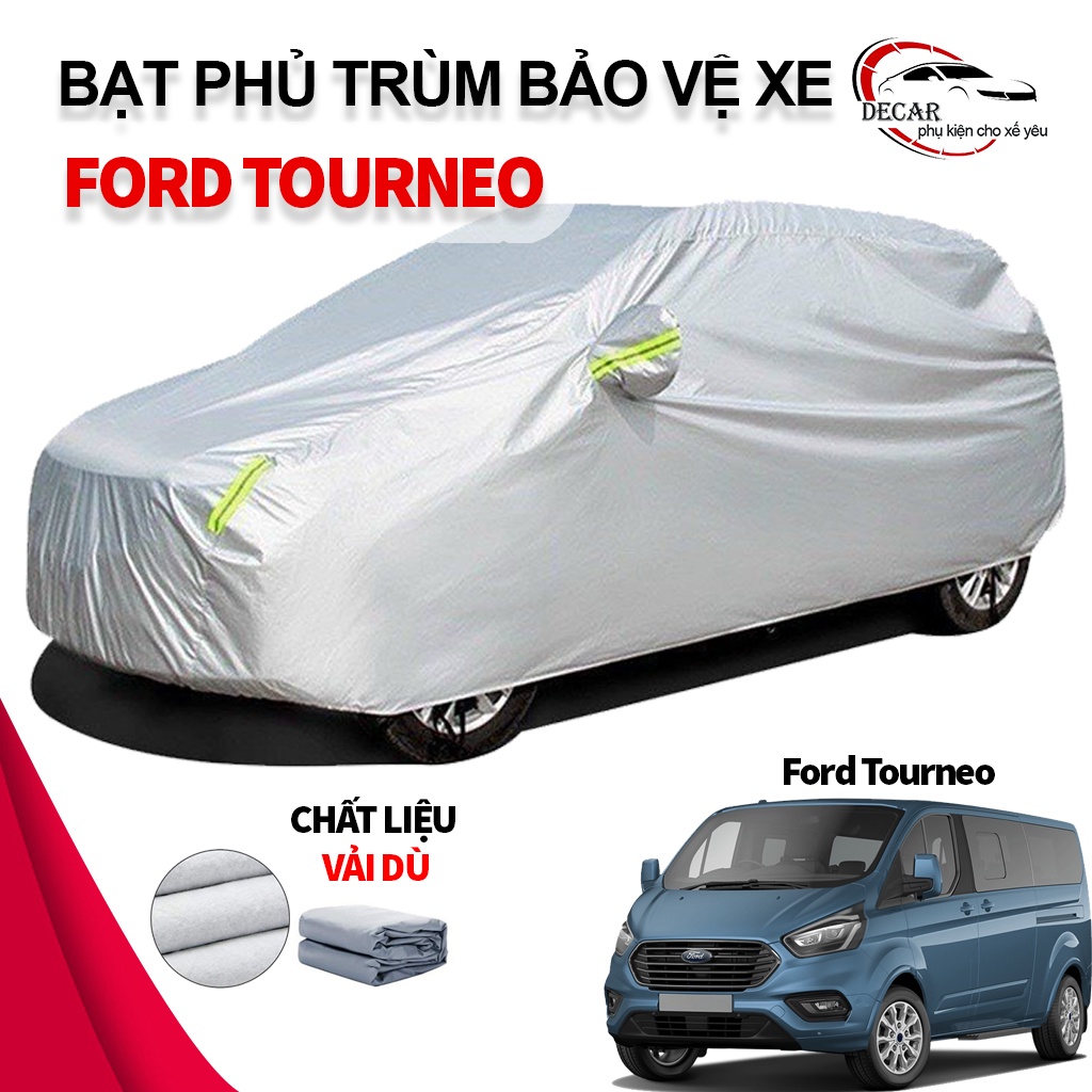 Bạt vải dù oxford bảo vệ xe ô tô, áo trùm oto Ford Tourneo
