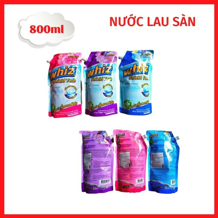 Nước lau sàn Whiz Thái Lan - 800ml- nhanh khô và cực thơm- Tomchuakids