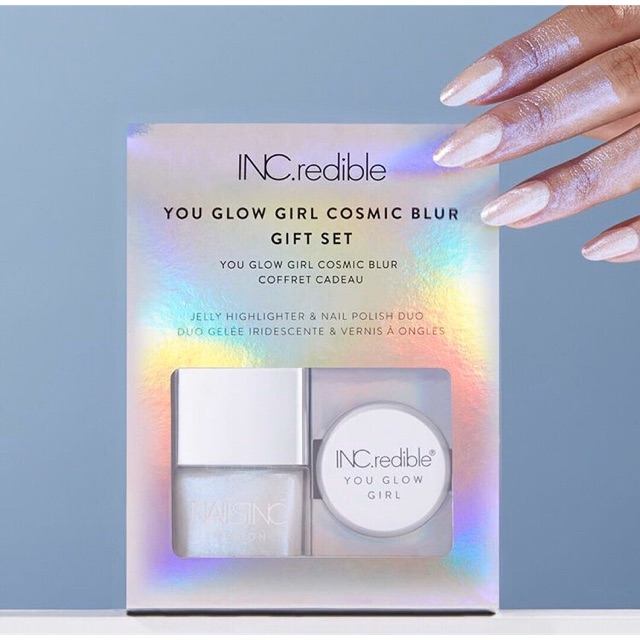 INCREDIBLE COSMETICS - Set trang điểm You Glow Girl Cosmic Blur Gift Set