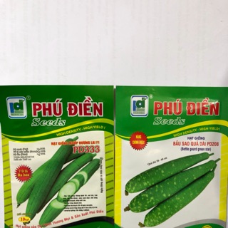 COMBO-2 GÓI HẠT GIỐNG BẦU SAO VÀ MƯỚP HƯƠNG LAI F1