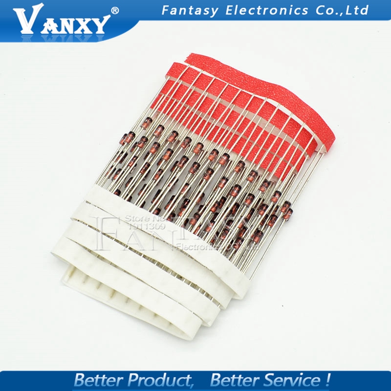 Set 100 Điốt Zener DO-41 16V 18V 20V 22V 24V 27V 30V 33V 36V 39V 43V 47V 51V 56V 62V 68V 75V 1N4746A 1N4748A