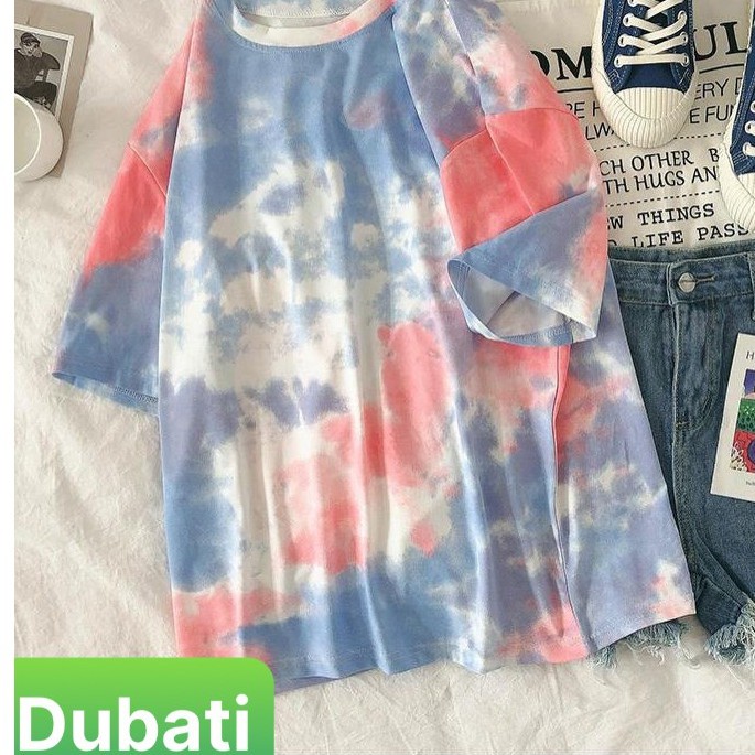 ÁO THUN NAM NỮ FROM RỘNG VÀNG HỒNG LOANLOANG CHẤT VẢI MỊN THOÁNG MÁT HOT TREND- DUBATI FASHION