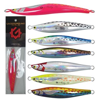 Mồi jig câu biển MORLAY loại 60g và 80g, mồi câu jigging phản quang chuyên câu cá biển cá mú cá cam