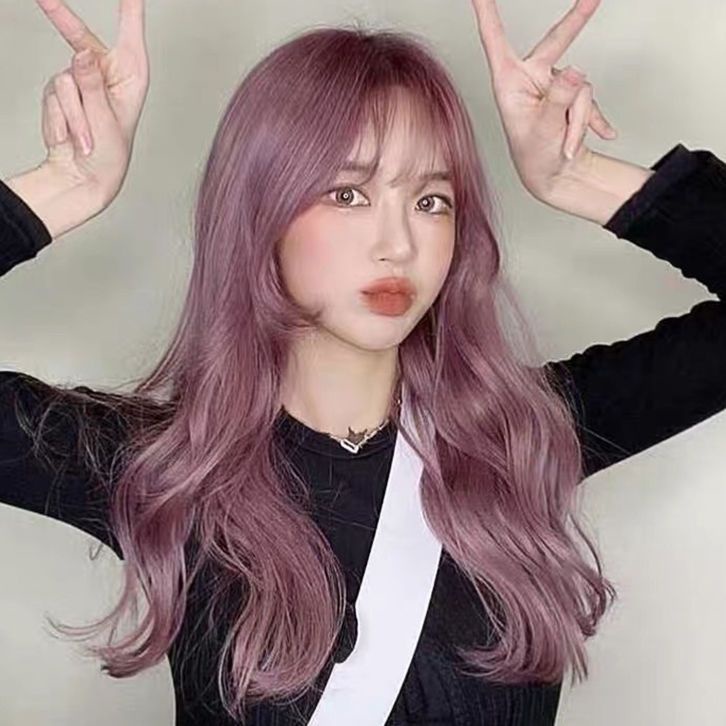 Bộ Tóc Giả Dài Xoăn Gợn Sóng Phong Cách lolita