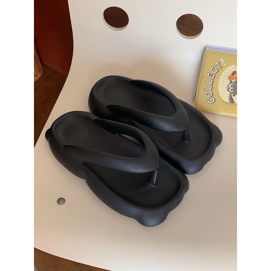 Dép Xỏ Ngón Bằng eva Đế Mềm Chống Trượt Họa Tiết Tai Gấu Dễ Thương Thời Trang Mùa Hè Dành Cho Bạn Gái