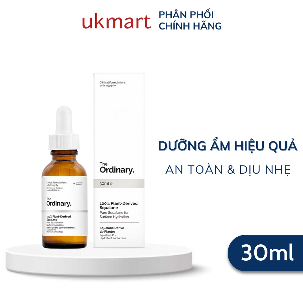 Tinh Dầu Dưỡng Ẩm The Ordinary 100% Plant-Derived Squalane 30ml | BigBuy360 - bigbuy360.vn