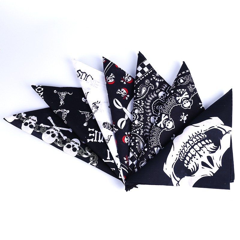 Khăn bandana turban hiphop phong cách size 55*55cm Lemon