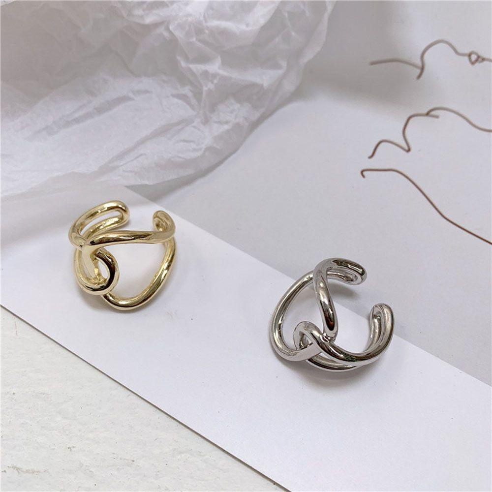 1 Nhẫn Kim Loại Thiết Kế Độc Đáo Thời Trang