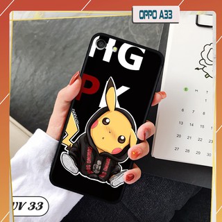 Ốp lưng nhám viền dẻo oppo a33 in hình