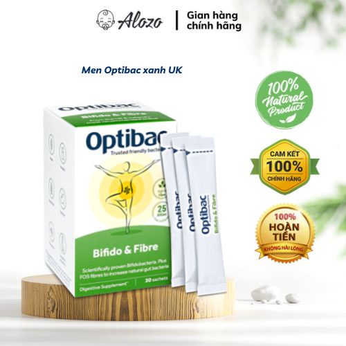 Men Vi Sinh Optibac Xanh Của Anh, Hỗ Trợ Giảm Tình Trạng Táo Bón Cho Trẻ Trên 1 Tuổi