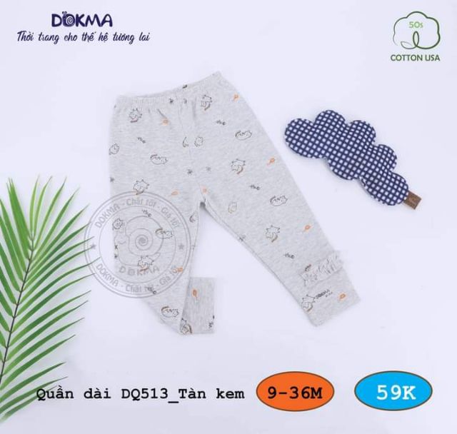 [Dokma] Quần dài Bé Gái siêu đáng yêu - chất đẹp (9-36M)