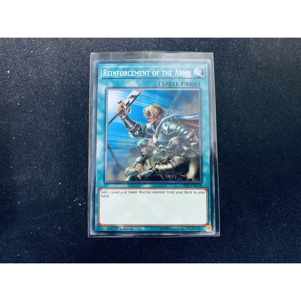 Thẻ Bài Yugioh Chính Hãng Reinforcement of the Army - LEHD-ENC18