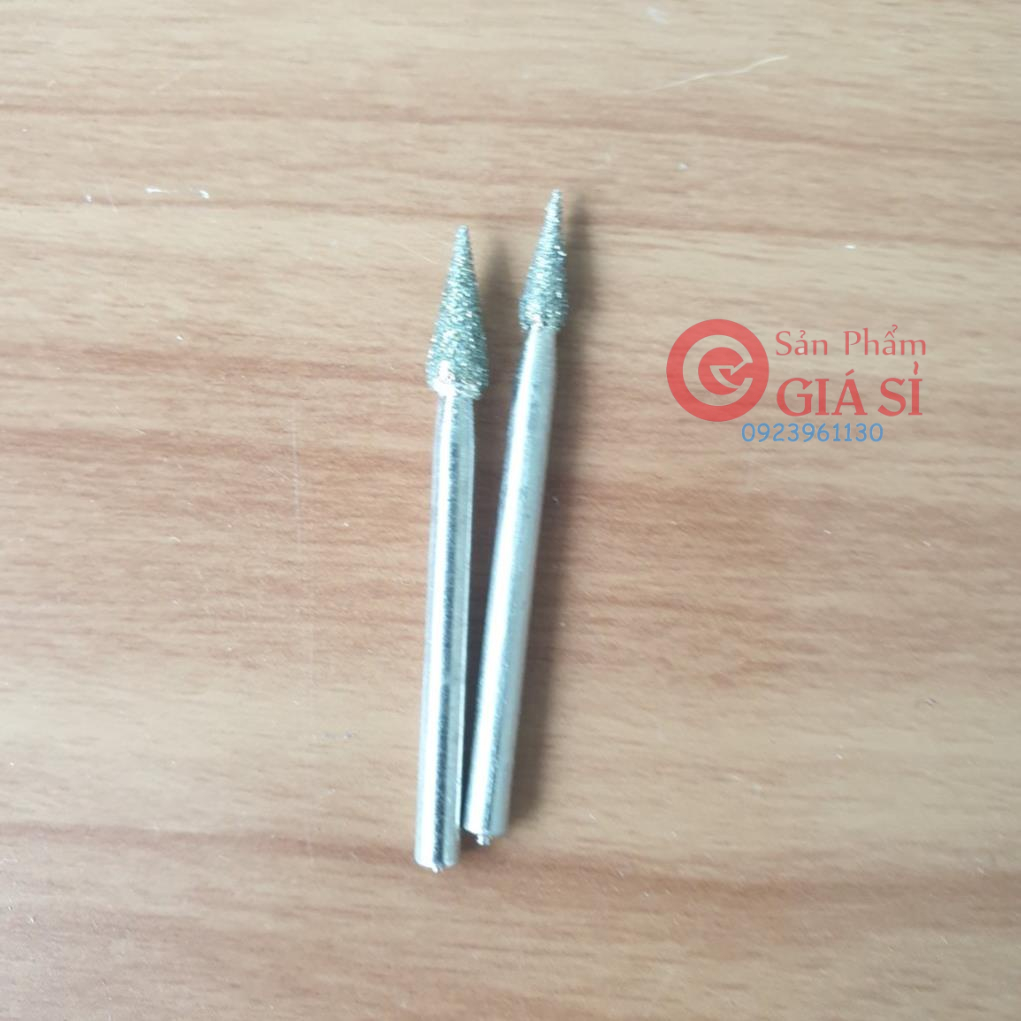 mũi mài kim cương búp sen cán 3ly (3x3mm hoặc 3x4mm) ❤️freeship❤️
