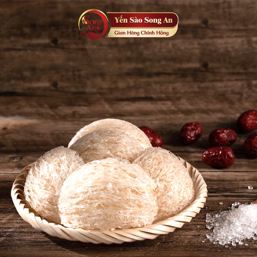 Tổ yến tinh chế nguyên chất đặc biệt, yến sào cao cấp Song An Food tăng đề kháng 100gr