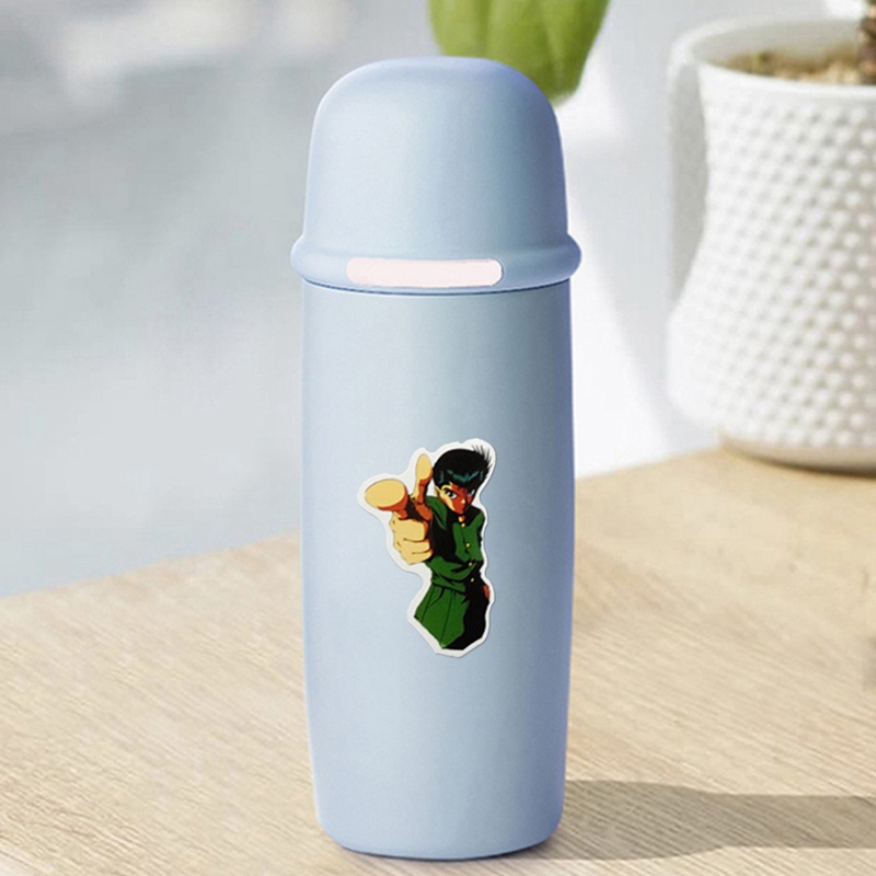 Set 50 Miếng Dán Trang Trí Mũ Bảo Hiểm Kiểu Hoạt Hình Ngộ Nghĩnh