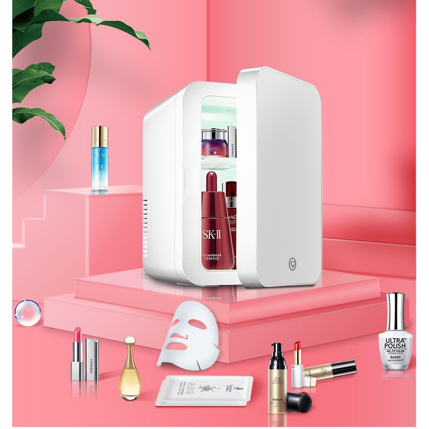 Tủ lạnh mini mặt gương đựng mỹ phẩm dung tích 8L[siêu ưu đãi]
