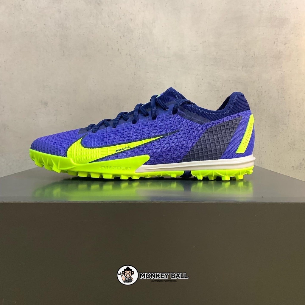 Giày Đá Bóng Chính Hãng Nike Mercurial Vapor Zoom 14 Pro "Recharge" TF -CV1001-574- XANH TÍM