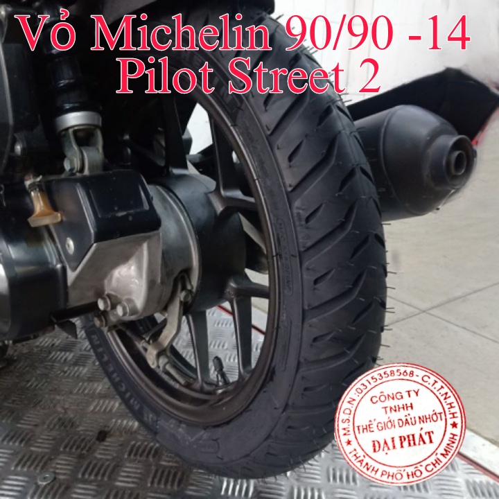 Vỏ Michelin PILOT STREET 2 Vành 14 đầy đủ size 70/90-14 80/90-14 90/90-14 100/90-14