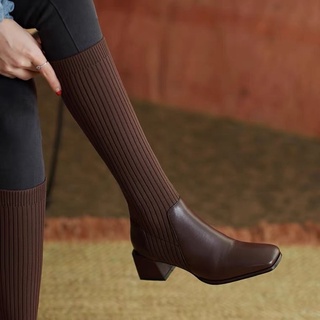 Giày Boots cao cổ Hàn Quốc mới 2021 (order)