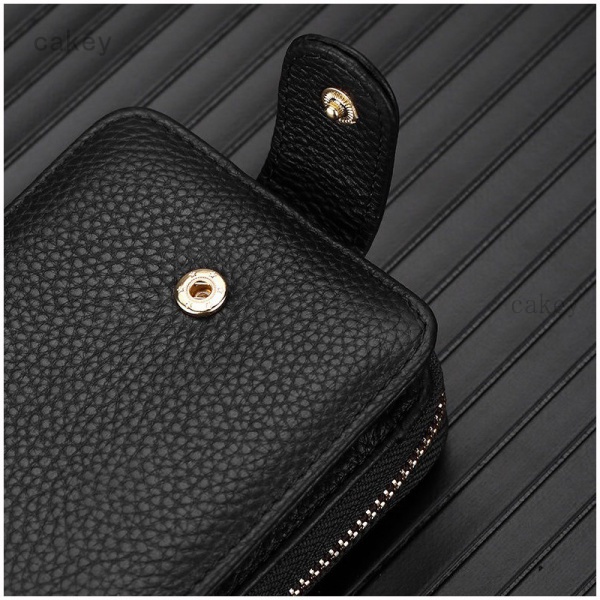 Ví Đựng Thẻ Bằng Da Thật Thời Trang Unisex