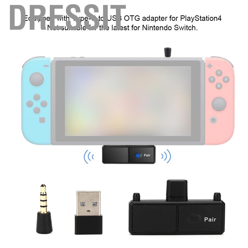 Bộ Thu Phát Âm Thanh Bluetooth Loại C Cho Ps4 / Ps4 Pro / Switch