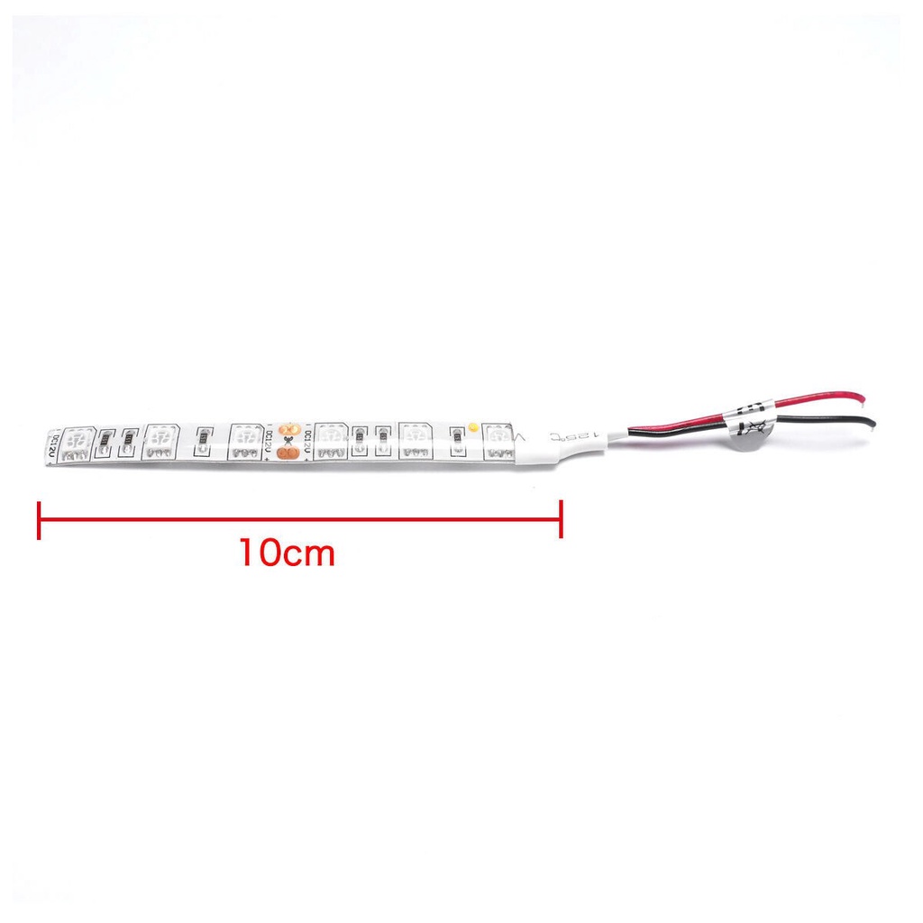 Set 5 dây đèn LED 10cm 5050 DC 12v chống thấm nước