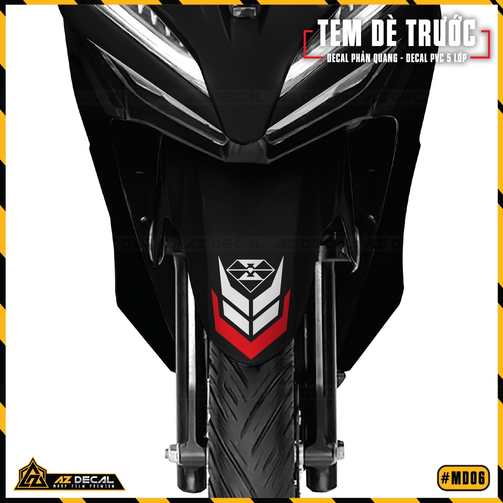 Decal Dán Dè Xe Máy, Xe Điện Phản Quang | MD06 | Dễ Dán, Chống Nước, Bám Dính Chắc Chắn