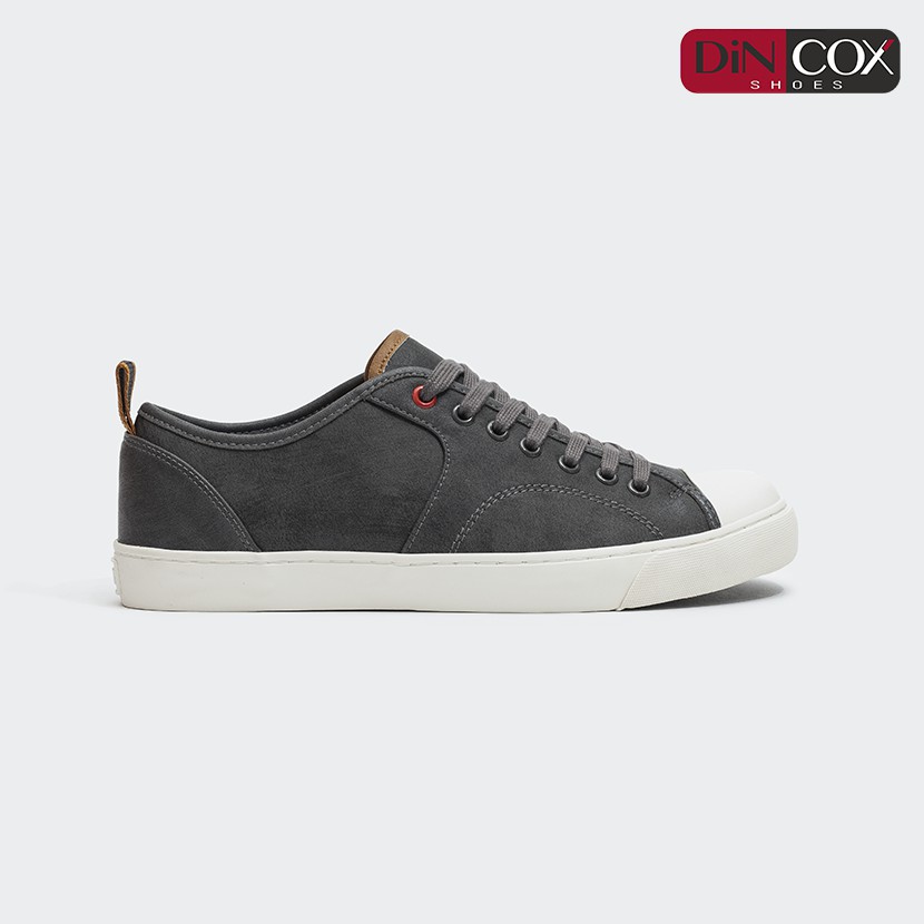 Giày Sneaker Da Nam DINCOX C11 Trẻ Trung, Năng Động Charcoal