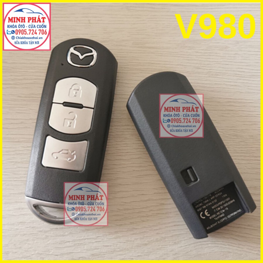 Vỏ Chìa Khoá xe Mazda 3, Mazda 6, Mazda CX5