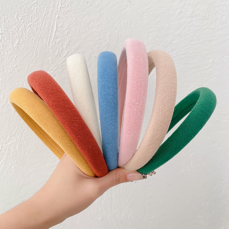 Dây Cột Tóc Xốp Đơn Giản Và Dễ Thương Phong Cách Hàn Quốc