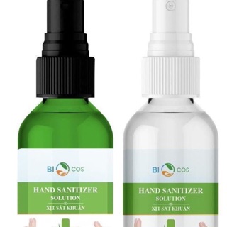 Combo 5 chai xịt sát khuẩn nước rửa tay khô bio cos,