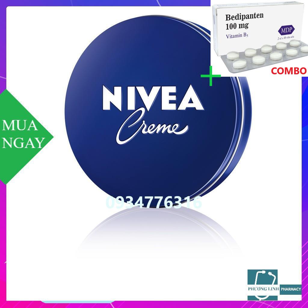 Combo Bedipanten 100mg +  Kem dưỡng ẩm da NIVEA Crème