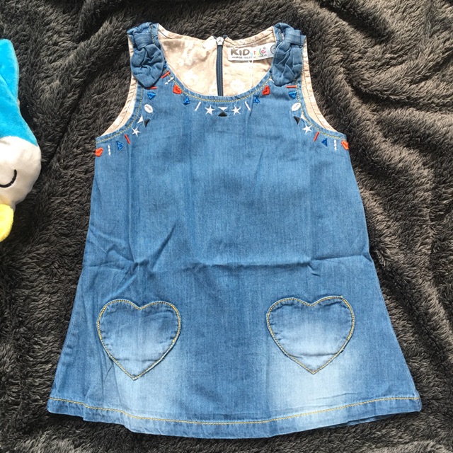 Đầm Denim cho bé gái