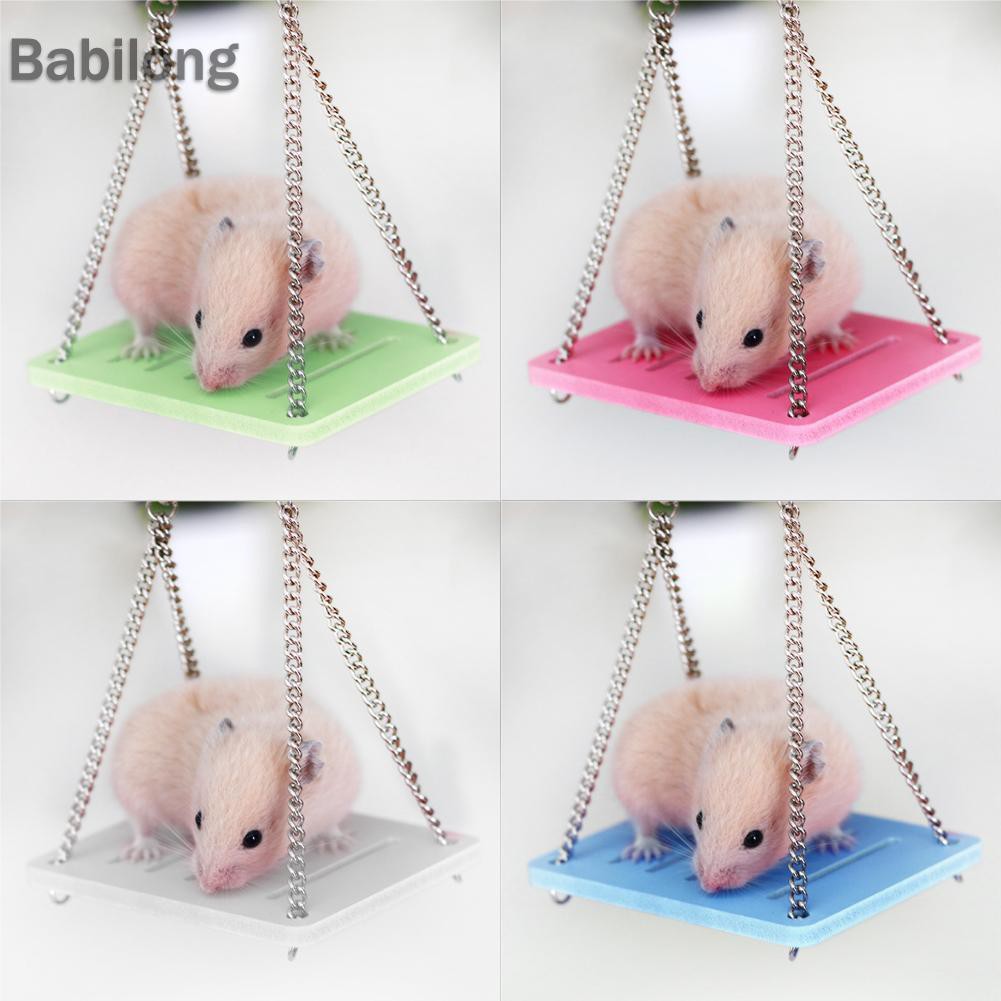 Bộ Xích Đu Bằng Gỗ Cho Chuột Hamster