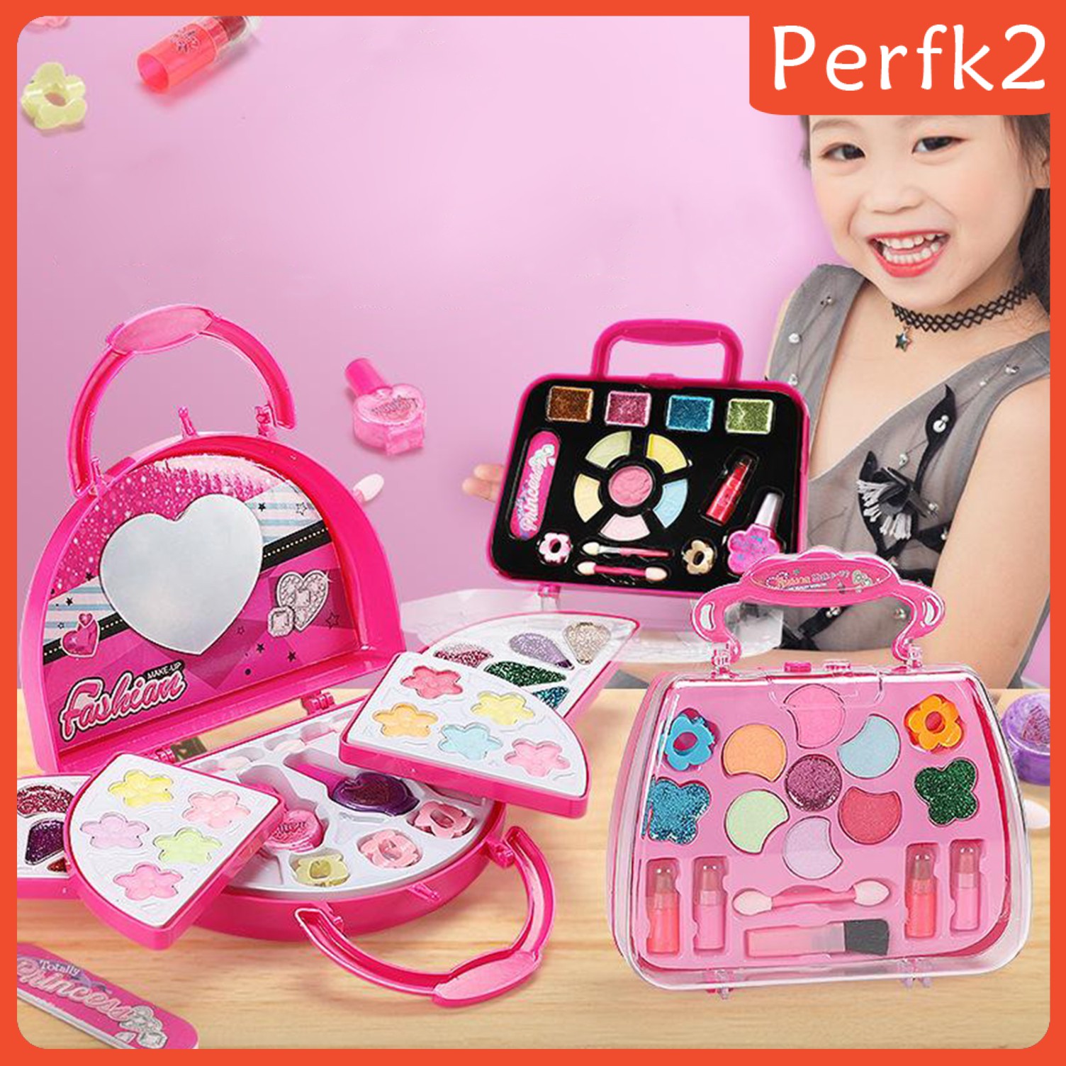 (Hàng Mới Về) Bộ Đồ Chơi Trang Điểm 2 Món Xinh Xắn Cho Bé Gái | BigBuy360 - bigbuy360.vn
